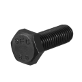 Acero de carbono DIN933 DIN931 Negro 8.8 Bolt hexagonal